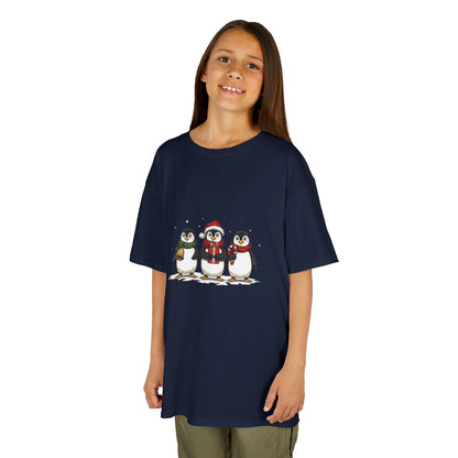 Christmas Penguin Kids Tee