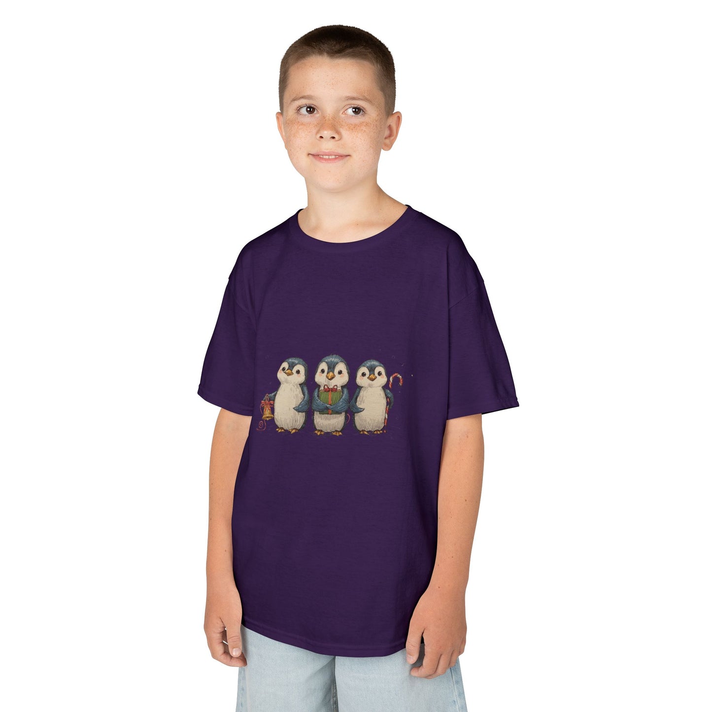 Whimsical Penguin Kids Tee